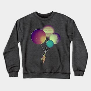 i become an astronaut Crewneck Sweatshirt